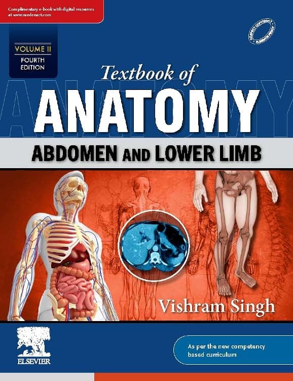Textbook of Anatomy: Abdomen and Lower Limb,Vol II,4e