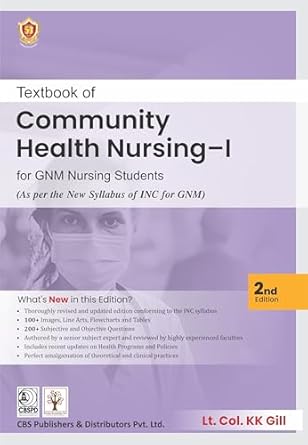 Textbook of Community Health Nursing I For GNM Nursing Students, 2e (PB)