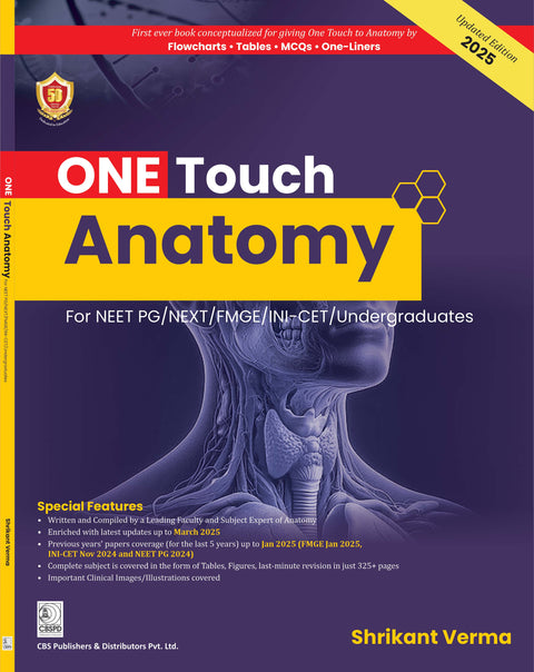 One Touch Anatomy For Neet Pg Next Fmge Ini Cet Undergraduates (Pb 2025)