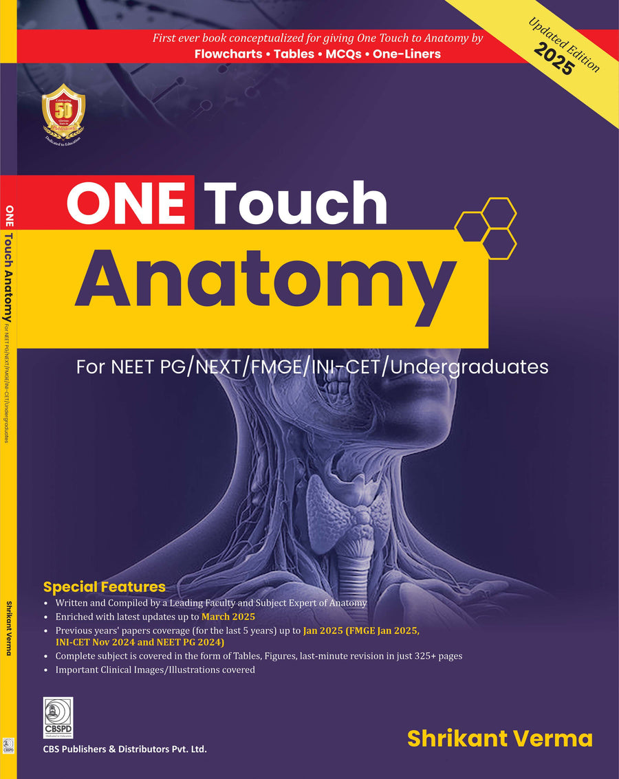One Touch Anatomy For Neet Pg Next Fmge Ini Cet Undergraduates (Pb 2025)