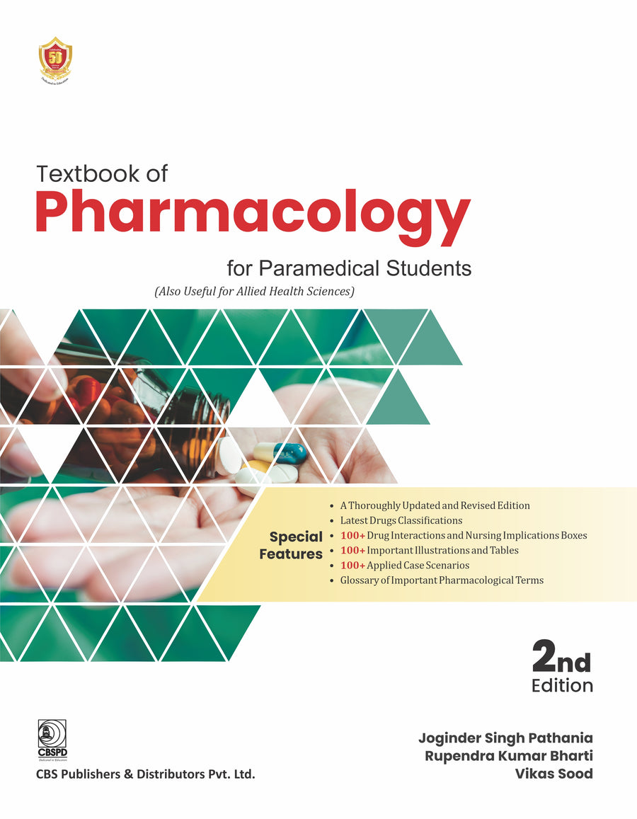 Textbook Of Pharmacology For Paramedical Students 2Ed (PB)