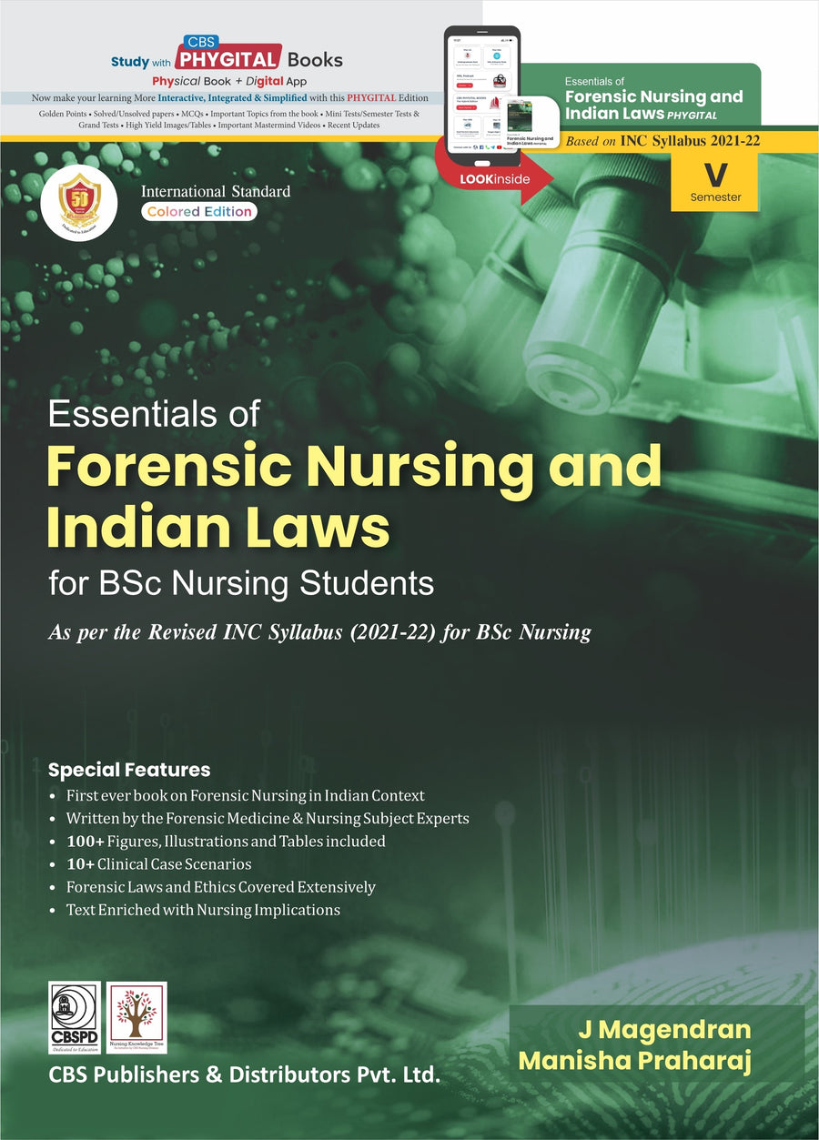 Essentials Of Forensic Nursing And Indian Laws For Bsc Nursing Students (PB)