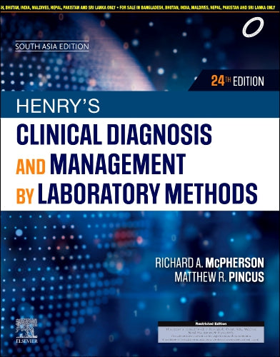 Henry's Clinical Diagnosis and Management by Laboratory Methods,24e,South Asia Edition
