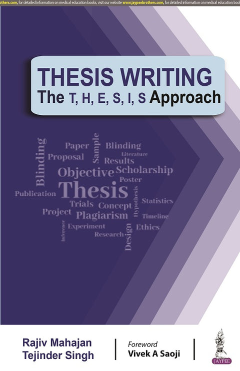 Thesis Writing the T, H, E, S, I, S Approach