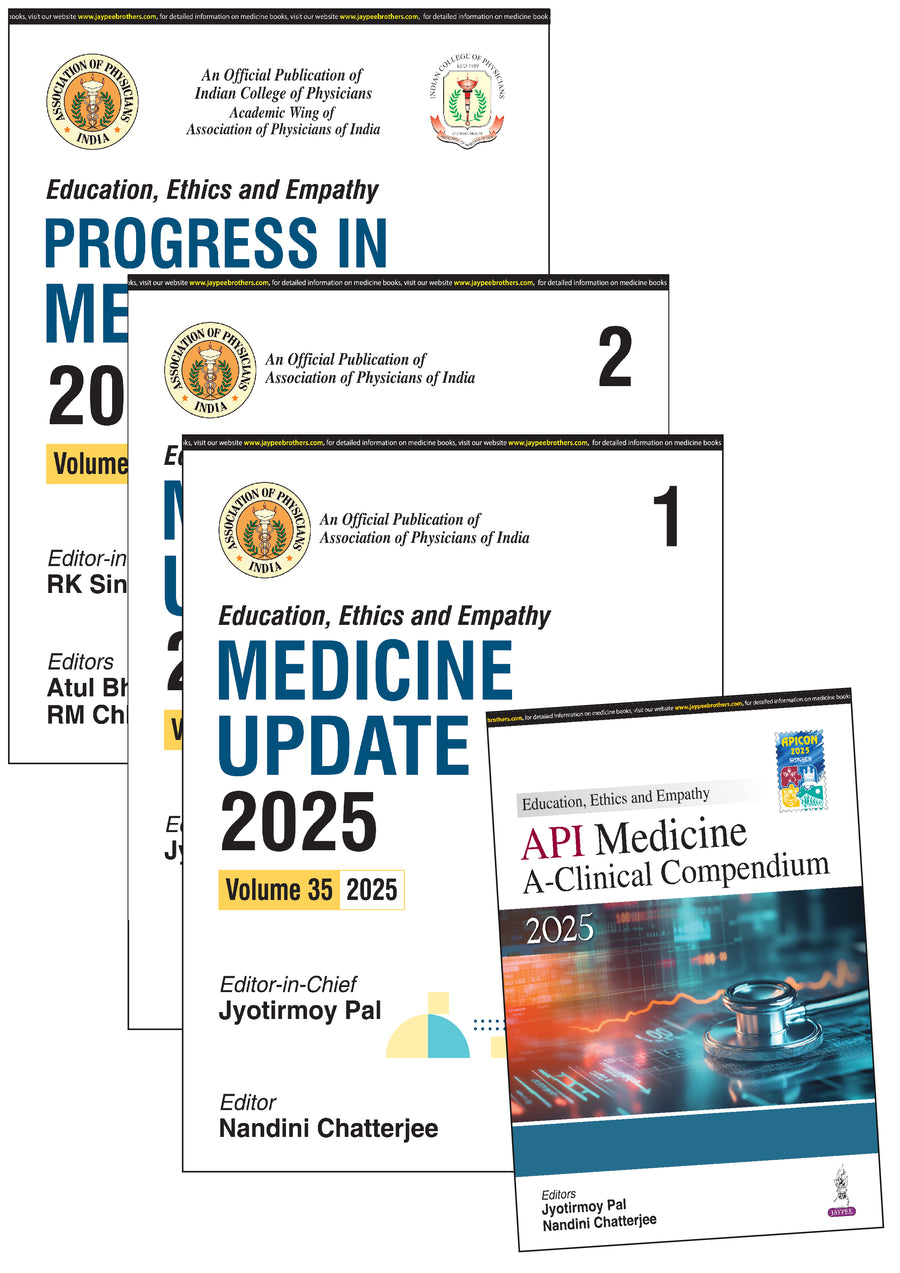Medicine Update (2Vols)+Progress in Medicine 2025+Clinical Compendium 2025