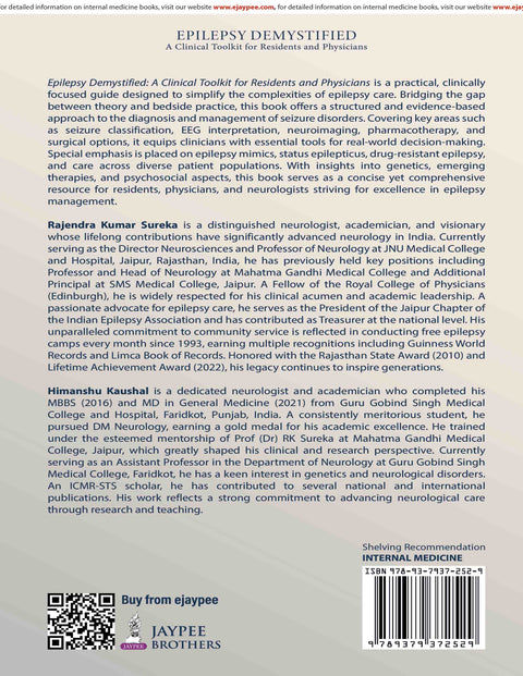 Epilepsy Demystified: A Clinical Toolkit for Residents and Physicians (1ST ED -2026)