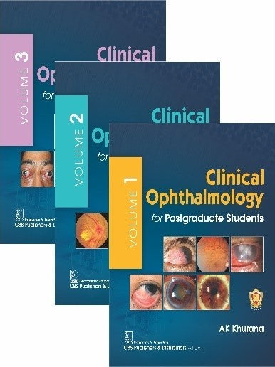 Clinical Ophthalmology For Postgraduate Students 3 Vol Set (HB)