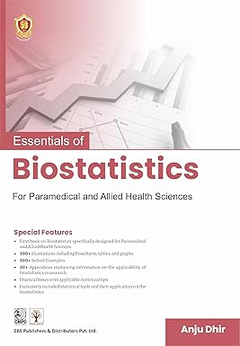 Essentials Biostatistics For Paramedical And Allied Health Sciences (PB)