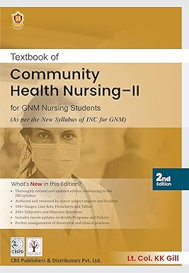 Textbook of Community Health Nursing II For GNM Nursing Students, 2e (PB)