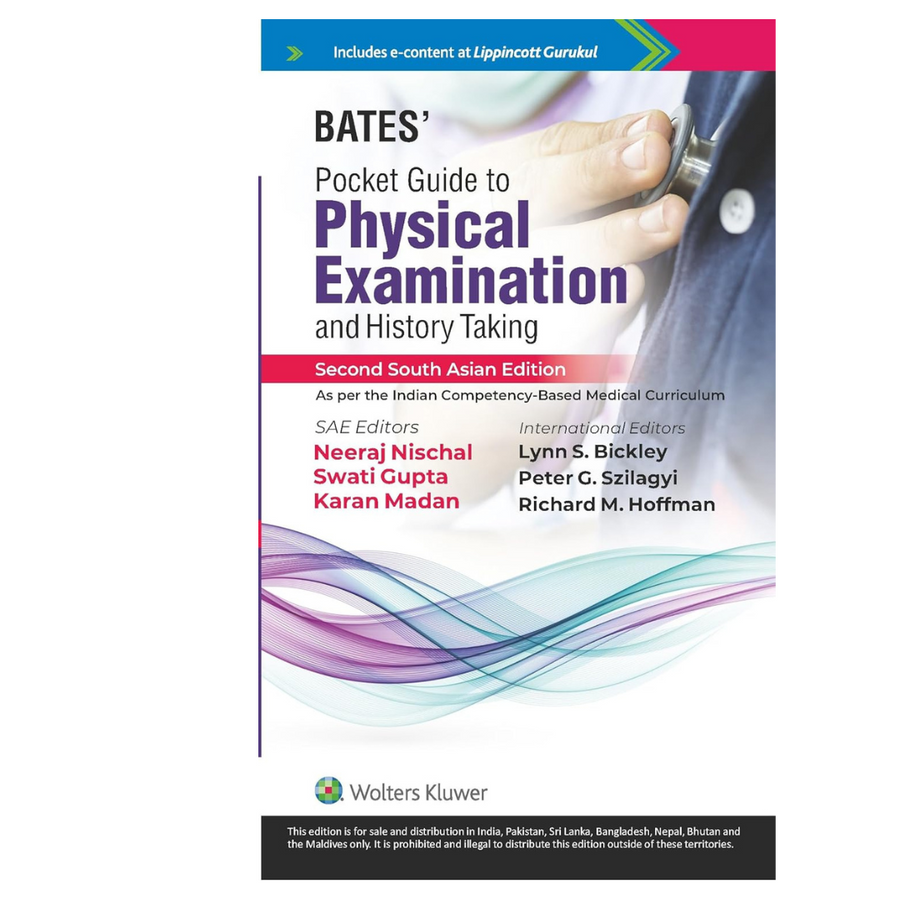 Bates' Pocket Guide to Physical Examination and History Taking, 2nd South Asian Edition 2023