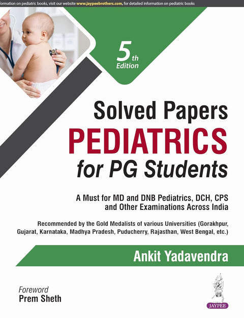 Solved Papers Pediatrics for Pg Students 5e 2026