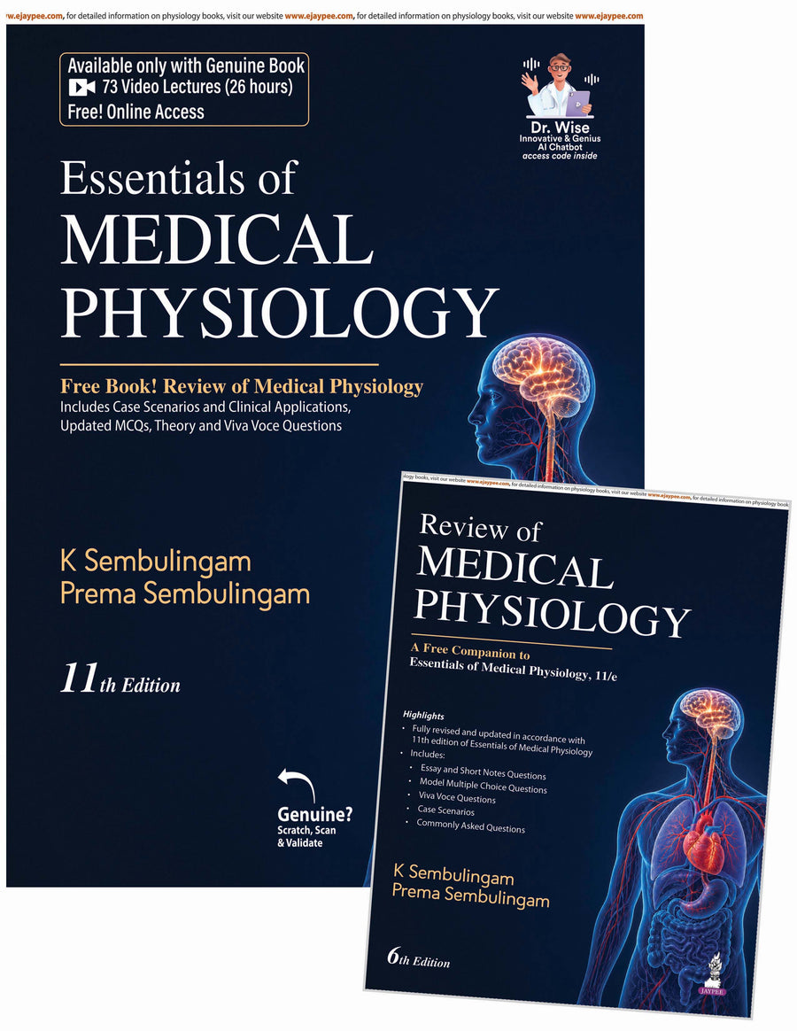 Essentials of Medical Physiology 11th Edition 2027 by K Sembulingam and Prema Sembulingam