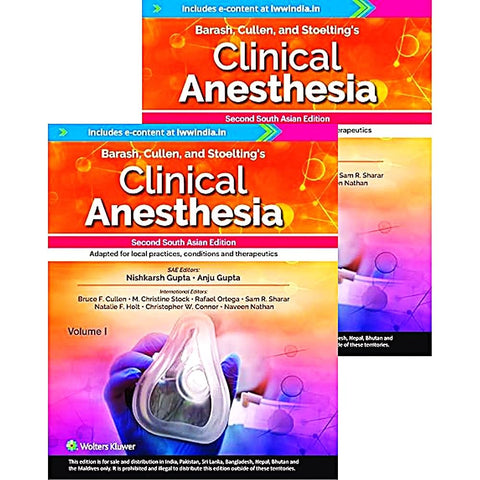 Barash Clinical Anesthesia Set Of 2 Volumes 2Nd South Asia Edition 2025