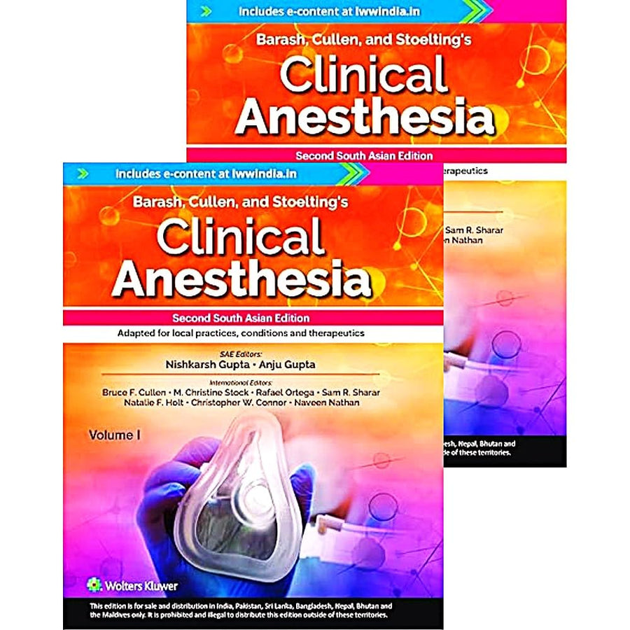 Barash Clinical Anesthesia Set Of 2 Volumes 2Nd South Asia Edition 2025