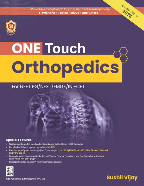 One Touch Orthopedics For Neet Pg Next Fmge Ini Cet (Pb 2025)