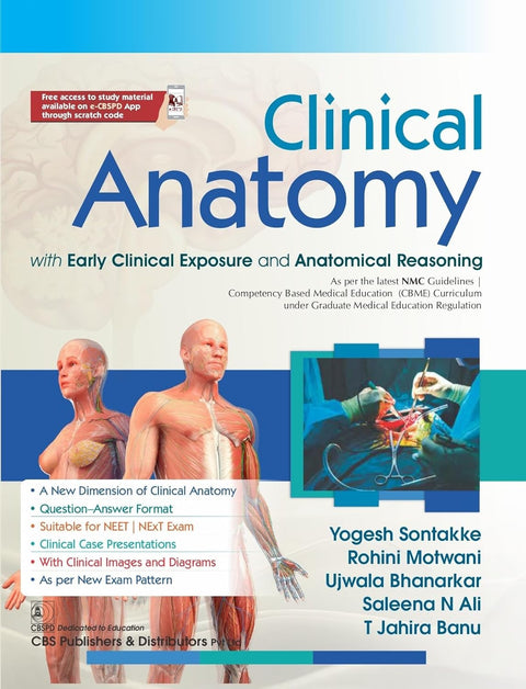Clinical Anatomy With Early Clinical Exposure And Anatomical Reasoning With Access Code (PB)