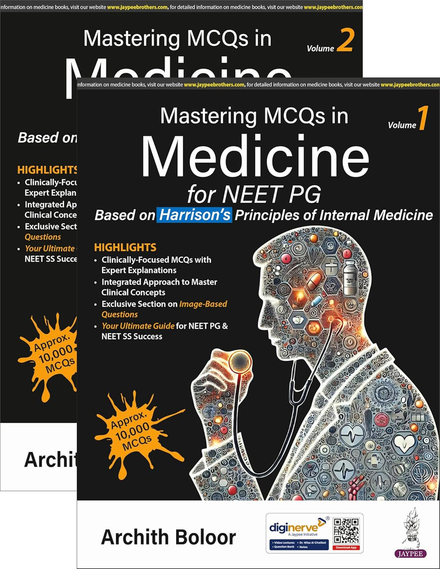 Mastering Mcqs in Medicine for Neet Pg (2Vols)
