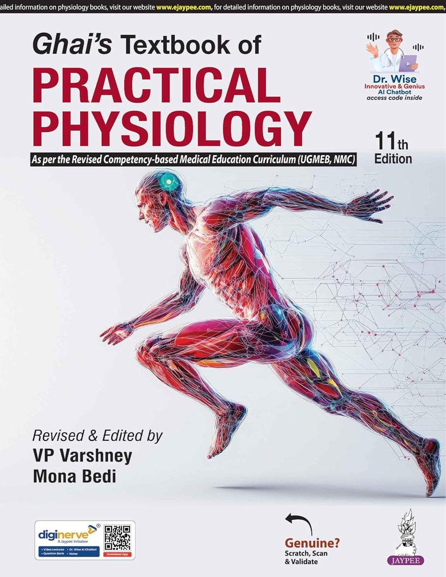 Ghai's Textbook of Practical Physiology 11/E 2026