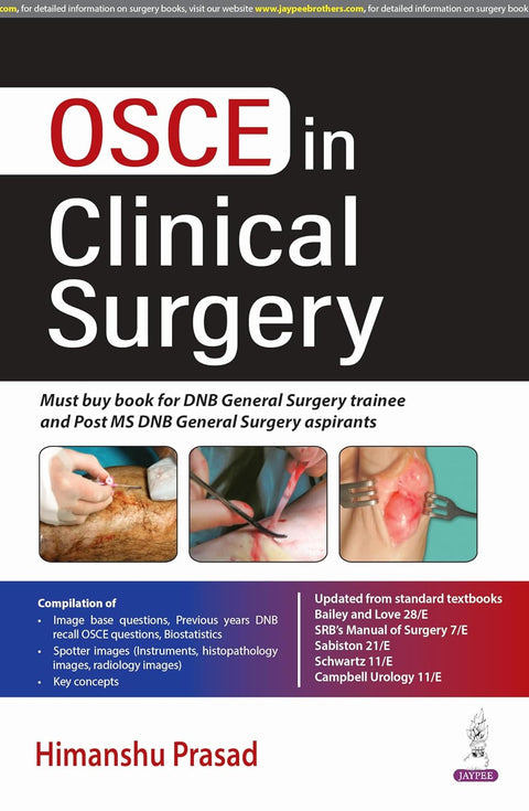 OSCE IN CLINICAL SURGERY 1/E R.P. 2026