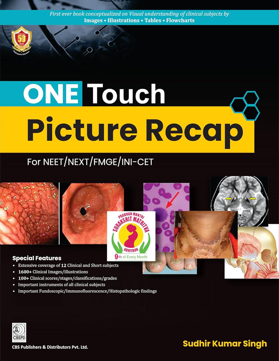 One Touch Picture Recap for NEET/NEXT/FMGE/INI-CET (PB)