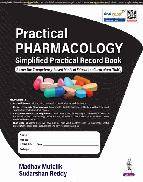 Practical Pharmacology Simplified Practical Record Book