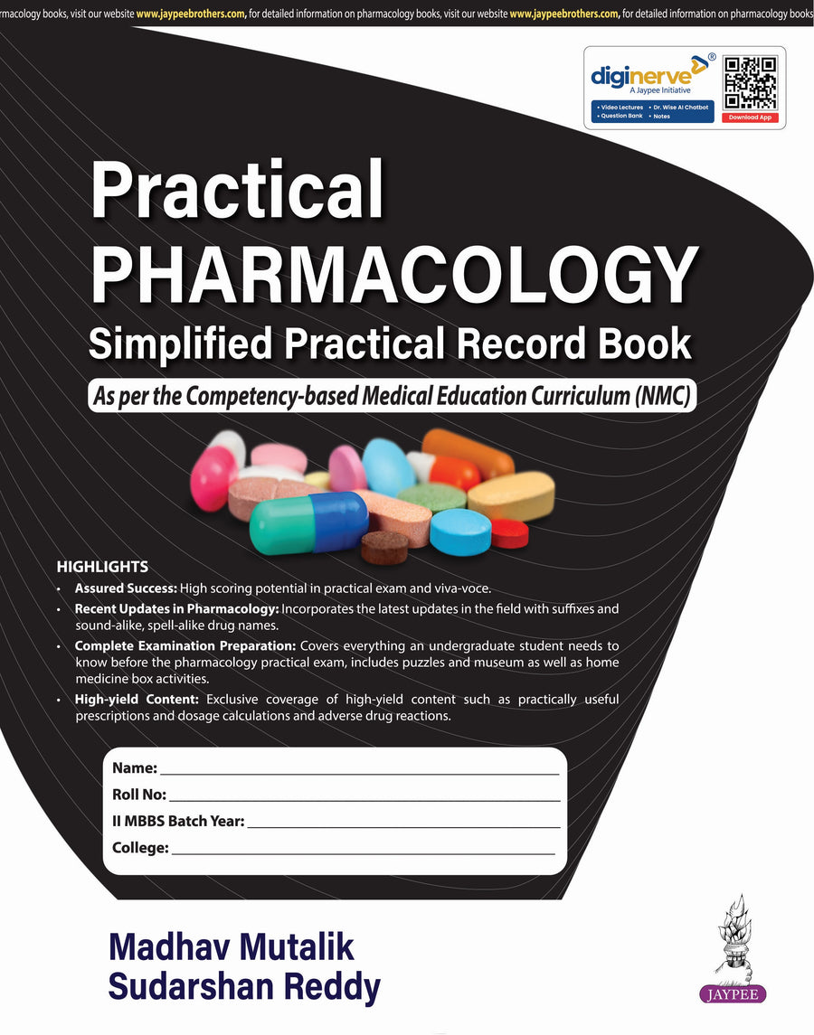 Practical Pharmacology Simplified Practical Record Book