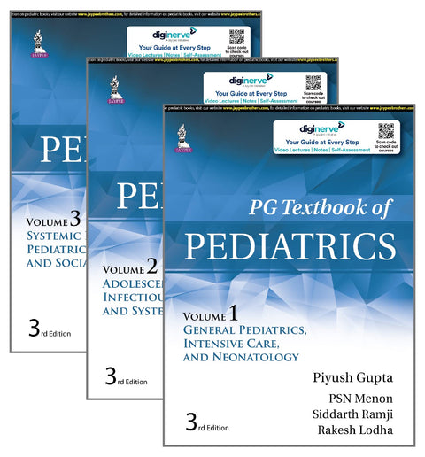 Pg Textbook of Pediatrics (3 Volumes)