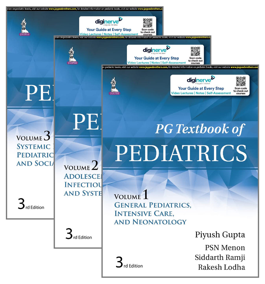 Pg Textbook of Pediatrics (3 Volumes)