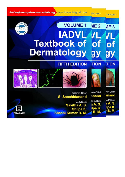 IADVL Textbook Of Dermatology 5Th Edition (3 Vol Set)