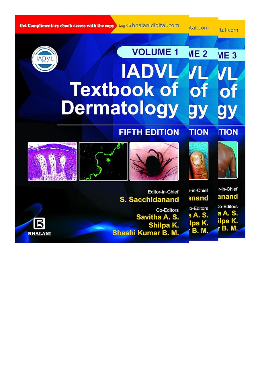 IADVL Textbook Of Dermatology 5Th Edition (3 Vol Set)