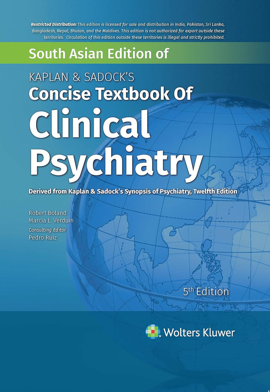 Kaplan and Sadock's Concise Textbook of Clinical Psychiatry 5Ed (SAE) (PB 2023)