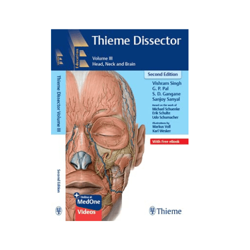 Thieme Dissector Volume 3: Head, Neck and Brain, 2nd Edition (with access code)