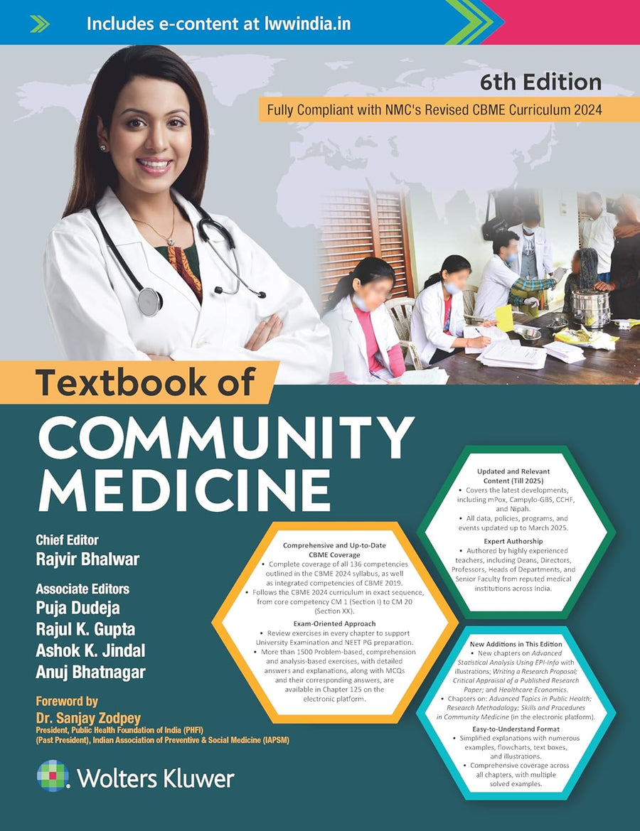 Textbook of Community Medicine, 6th Edition 2025
