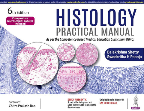 Histology Practical Manual 6/E R.P. 2026