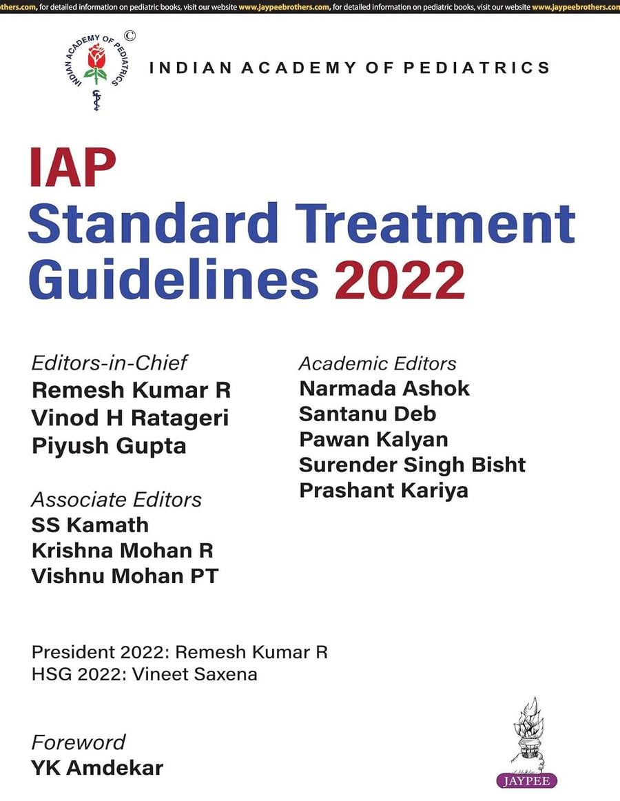 Iap Standard Treatment Guidelines 2022