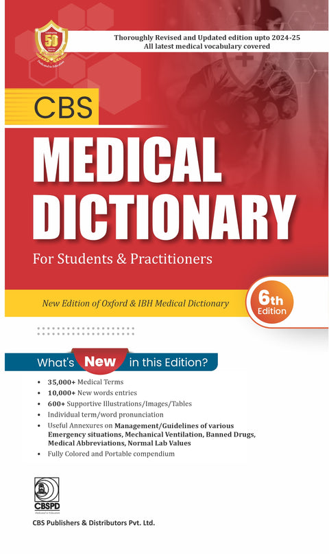 Cbs Medical Dictionary For Students And Practitioners, 6e (Fc 2024)