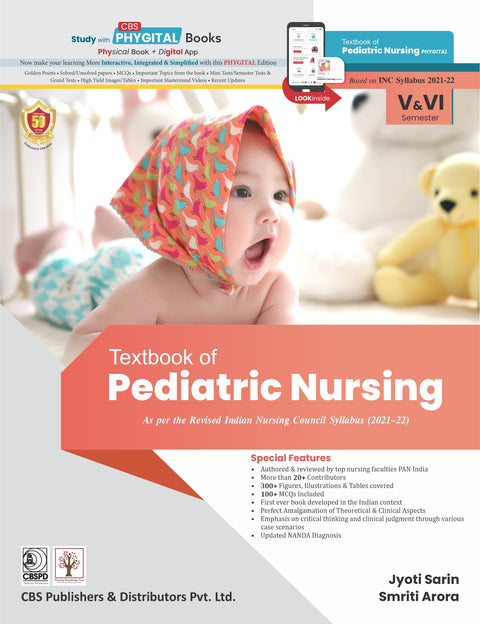 Textbook Of Pediatric Nursing Based On Inc Syllabus 2021-2022 (V *Vi Semester) (PB)