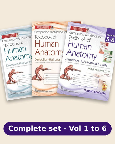 Companion Workbook for Textbook of Human Anatomy: Complete Set, Vol. 1 to Vol. 6